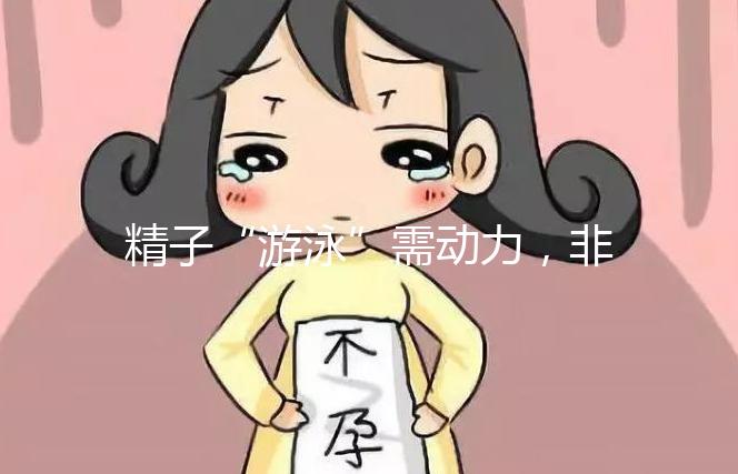 精子“游泳”需動力，非前向運動率低才有好孕