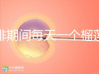 促排期間每天一個榴蓮長卵泡,前提:別和這些食物一起吃