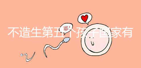 不造生第五個(gè)孩子國(guó)家有無(wú)補(bǔ)貼戳,要罰多少錢答案在這