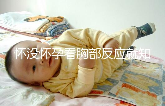 懷沒懷孕看胸部反應就知道,乳房脹痛、乳頭增大有深意