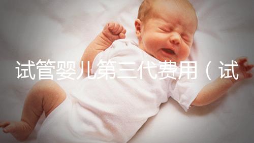 試管嬰兒第三代費用（試管嬰兒第三代費用大概要多少錢）