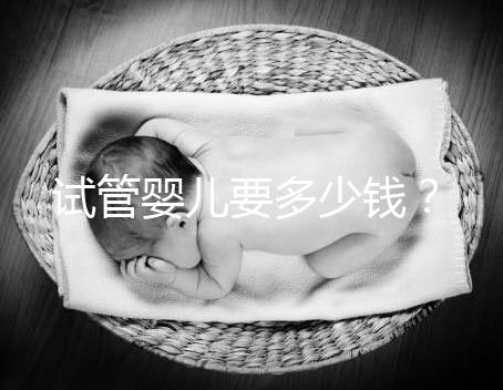 試管嬰兒要多少錢？